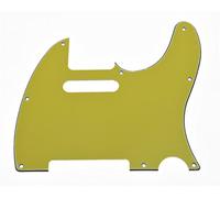 Kaish tele chitarra scratch piastra battipenna giallo a 3 strati per US/messicano Telecaster