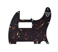 KAISH Tele Style Pickguard Plettri per chitarra Guardia Scratch Plate con Mini Humbucker Pickup Foro per Tele/Telecaster Dark Tortoise