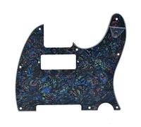 KAISH Tele Style Pickguard Plettri per chitarra Guardia Scratch Plate con Mini Humbucker Pickup Foro per Tele/Telecaster Abalone Pearl