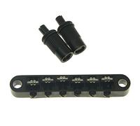 KAISH Tune-O-Matic - Ponte a sella per chitarra Epi Les Paul, SG, Dot, Bigsby, con montanti filettati M8, colore: nero
