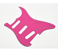 KAISH Vintage 8 Fori ST Strat SSS Chitarra Pickguard Rosa Rosso per US/Mexican Stratocaster