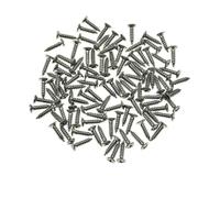 KAISH Viti per battipenna per chitarra e basso, in acciaio inox, diametro 5 mm, 100 pezzi