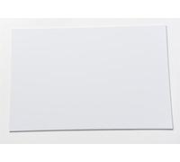 KAISH White 1 Ply Blank Pickguard Scratch Plate Material Sheet 29x43cm