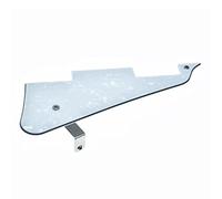 KAISH White Pearl LP - Battipenna per chitarra con staffa in acciaio inox cromato e viti di montaggio in acciaio per USA Les Paul