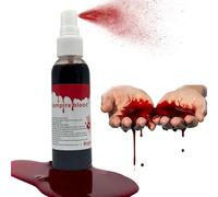 Kaishuai Sangue finto halloween,Lavabile,60ml Sangue Finto Spray,Sangue Artificiale Professionale Gel Rosso per Zombie,Vampiri Trucco,Cosplay Halloween Sangue Finto SFX