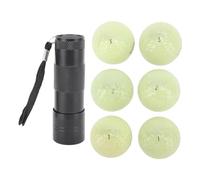 kaisudiAP 6 palline da golf fluorescenti per sport notturni, palline da golf luminose al buio, luminose a lunga durata per uomo e donna