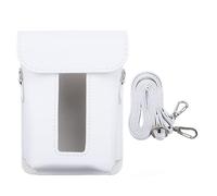 kaisudiAP Custodia da trasporto per stampante per smartphone Link 3 PU Custodia protettiva Custodia protettiva con tracolla per viaggio (Bianca)