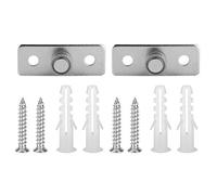 Kaisudiap, per rullo per porte della stalla in acciaio inossidabile da 2 pcs, guida al pavimento, accessori per hardware per porte scorrevoli