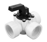 Kaisudiap per valvola deviatore a 3 vie, filo femmina G1-1/2in, parte di sostituzione in plastica per zodiacale Jandy 4715, Spa per piscina, alte prestazioni, design resistente,