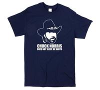 KAISUO Chuck Norris Inspired T-Shirt - Retro Karate Film Legend Martial Arts Black L