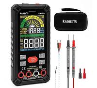 KAIWEETS Multimetro Digitale Intelligente Ricaricabile 10000 conteggi TRMS, Multimetro Tester con Auto Gamma, Misura Tensione Corrente Resistenza Continuità Ciclo di lavoro Capacità Frequenza, ecc.