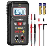 KAIWEETS Multimetro Digitale KM200s con True RMS, Voltmetro con Auto-Range, Misurazione Intelligente, Rilevatore Tensione NCV Senza Contatto, Tensione AC/DC, Resistenza, Diodo, Ohm, Tester Continuità
