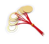 KAIY 10 elementi piezoelettrici precablati da 35 mm, sensore sonoro cicalino, disco per batteria, dischi per chitarra acustica, batteria, CBG, ecc. con cavi