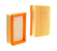 Kaiyaner 2 Pcs Filtro per Karcher WD4 WD5 WD6 MV4 MV5 MV6 WD5P WD6P Premium KFI 4410, filtro plissettato piatto di ricambio per Karcher Wet aspirapolvere