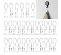 KAIYAYA 30 Pezzi Ganci Cucina Strofinacci, Ganci per Asciugamani In Acciaio Inox Gancio a Clips, Gancio per Strofinacci Cucina Applica a Asciugamano Case Cucine Bagni
