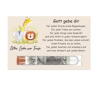 KAIYAYA Firmation Geldgeschenk, Taufe Geldgeschenke Verpackung Holz Konfirmationskarte Reagenzglas Jungen und Mädchen Geldgeschenk für Communion Oder Firmung, Für Weihnachten Geburtstag (motivo a