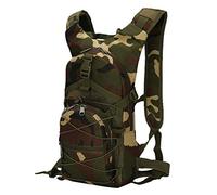 Kaiyei Zaino militare mimetico da 15 l per bicicletta, casual, impermeabile, multitasca, durevole, da viaggio, tattico, trekking, alpinismo, sport, piccola borsa