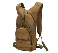 Kaiyei Zaino militare mimetico da 15 l per bicicletta, casual, impermeabile, multitasca, durevole, da viaggio, tattico, trekking, alpinismo, sport, piccola borsa, Kaki