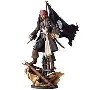 KAIYODO Pirati Dei Caraibi Revoltech Jack Sparrow Action Figure NR006 NUOVO