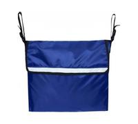 KAIYUEMAOYI Borsa Portaoggetti per Sedia a Rotelle Tasca Organizer Impermeabile Borsa Posteriore con Striscia Riflettente Adatta a Persone Disabili Uso Esterno Attività Quotidiana, Blu