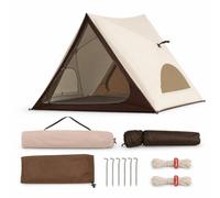 KAIYUEMAOYI Campeggio Automatica a Piramide Pieghevole per 2-5 Persone, Ideale per Spiaggia e Campeggio, Grande: 4-5 persone (220 * 160 * 150cm)