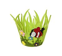 KAIYUEMAOYI Cestino Pasquale Borsa Uova Caccia Borse Riutilizzabile Tessuto Non Tessuto Modello Rustico Adatto per Bambini Decorazioni Tavolo Festa Pasqua, Ape