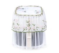 KAIYUEMAOYI Copertura Antipolvere per Friggitrice e Cuociriso, Custodia Protettiva in Tessuto per Elettrodomestici da Cucina, Anti-Polvere , Verde Foglie d'Oro , Diametro 25 Altezza 33