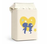 KAIYUEMAOYI Copertura Impermeabile per Lavatrice con Cerniera - per terrazzo, per bucato , Cuori intrecciati , S/capacità di lavaggio 4.5-5.5kg
