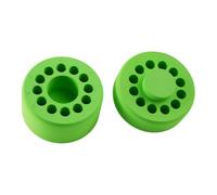 KAIYUEMAOYI Organizzatore di Stoccaggio Isolato a 12 Scomparti per Provette, Ed Esperimenti, Verde