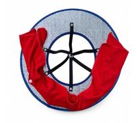 KAIYUEMAOYI Parasole per Casco da Cantiere con Protezione, Visiera Parasole a Larga Riflettente per Elmetto, Stile da lavoro con bordo riflettente rosso e retro nero