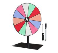 KAIYUEMAOYI Ruota Premio Tavolo Girevole Gioco Erasabile Personalizzabile Materiale Acrilico Adatta per Fiere Stand Eventi Privati Giochi Familiari, Roundbase Lightcolor