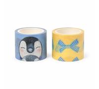 KAIYUEMAOYI Set Washi Carta Decorativo, Pinguino