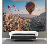 kaiyun Alba in Cappadocia, mongolfiere Arazzo Per Camera Da Letto Estetico, Da Appendere Alla Parete Per La Decorazione Della Casa 130cmx150cm