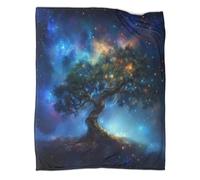 kaiyun Albero della vita Coperta Da Campeggio Esterna Stampata Calda,morbida E Traspirante Bohémien Style Copriletto Per Camera Da Letto Quattro Stagioni 50x60inch(127x152cm)