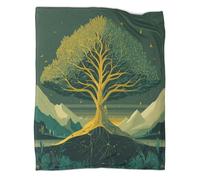 kaiyun Albero enorme Manta, Ropa Cama Suave Y Liviana Para Todas Las Estaciones Perfecta Para Picnics,viajes,decoración Del Hogar 80x90inch(200x230cm)