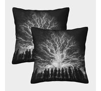 kaiyun Albero gigante che brilla di energia Fodere Per Cuscini Simbolo di unità Decorativi Per La Casa Adatti Per Ragazzo/ragazza Soggiorno Camera Da Letto Divano Poltrona 50x50cm 2 Pacchi