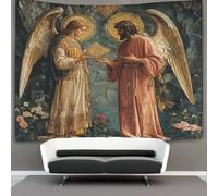 kaiyun Angeli-Messaggi di Dio Arazzo Appendere Alla Parete, Arte Murale Estetico Per La Decorazione Della Casa,per Soggiorno,camera Da Letto,100cmx150cm