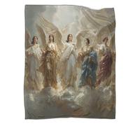 kaiyun Angeli nella luce sacra Coperta Da Campeggio Esterna Stampata Calda,morbida E Traspirante Copriletto Per Camera Da Letto Quattro Stagioni 40x50inch(100x130cm)