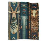 kaiyun Animalei selvatici nella savana africana Coperta Super Morbida Lenzuola in Flanella Da Viaggio Scaldino E Confortevole,70x80inch(180x200cm)