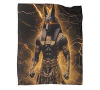 kaiyun Antico dio Coperte Stile mito egizio Coperta Da Viaggio Super Morbida,leggera,calda E Confortevole 60x80inch(150x200cm)