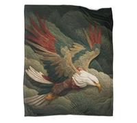 kaiyun Aquila Blanket Sofa Throw 3D Impreso Prateria Verde Es Suave Y Cómodo Al Tacto,adecuado Para Que Toda La Familia Se Mantenga Abrigada 40x50inch(100x130cm)