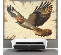 kaiyun Aquila Flying in The Wind Tapestry Wall Hanging -Ali aperte Bedspread,Blanket Throw Tapestries for Living Room,Home Decor 150cmx200cm