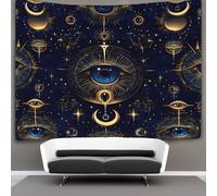 kaiyun Arazzo Di Occhio mistico,180cmx230cm Da Appendere A Parete,Per Soggiorno Camera Da Letto E Altre Decorazioni Per La Casa Stile celeste occulto