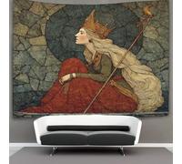 kaiyun Arazzo Di Sulle orme degli dei norreni: gloria e bellezza,180cmx230cm Da Appendere A Parete,Per Soggiorno Camera Da Letto E Altre Decorazioni Per La Casa