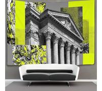 kaiyun Architettura romana in marmo, elementi scarabocchi Tapestry Wall Hanging - Bedspread,Blanket Throw Tapestries for Living Room,Home Decor 180cmx230cm