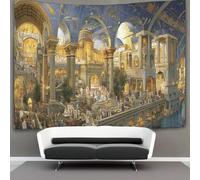 kaiyun Architettura romano-bizantina Arazzo Appendere Alla Parete, Arte Murale Estetico Per La Decorazione Della Casa,per Soggiorno,camera Da Letto,130cmx150cm