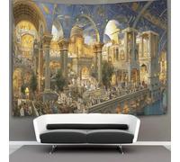 kaiyun Architettura romano-bizantina Arazzo Appendere Alla Parete, Arte Murale Estetico Per La Decorazione Della Casa,per Soggiorno,camera Da Letto,150cmx200cm