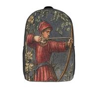 kaiyun Arciere che tiene arco e freccia Sacchetti Di Scuola,Borsa Da Scuola Asilo,Stile medievale Ragazzi Per La Scuola Per Ragazze,Zaino Da Viaggio Alla Moda 17inch