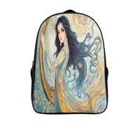 kaiyun Arpa tradicional Borsa Da Scuola Ragazzi Zaini Ragazze Elementare Persian Estilo de pintura Zainetto Bambino Gita Zaino Leggero 16 inch