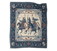 kaiyun Arte medievale Style Coperte Coperta Da Viaggio Super Morbida,leggera,calda E Confortevole 40x50inch(100x130cm)